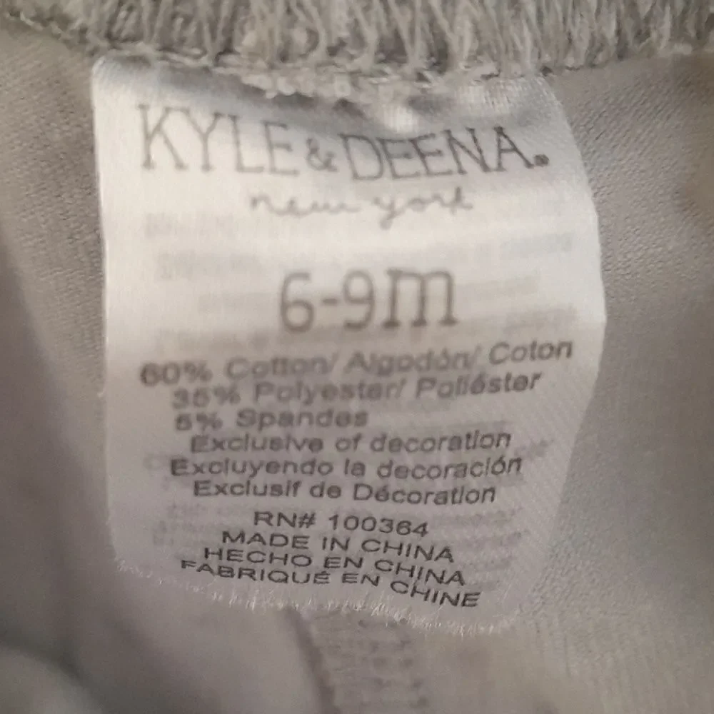 Kyle and Dina New York little girls pants size 6 to 9 months